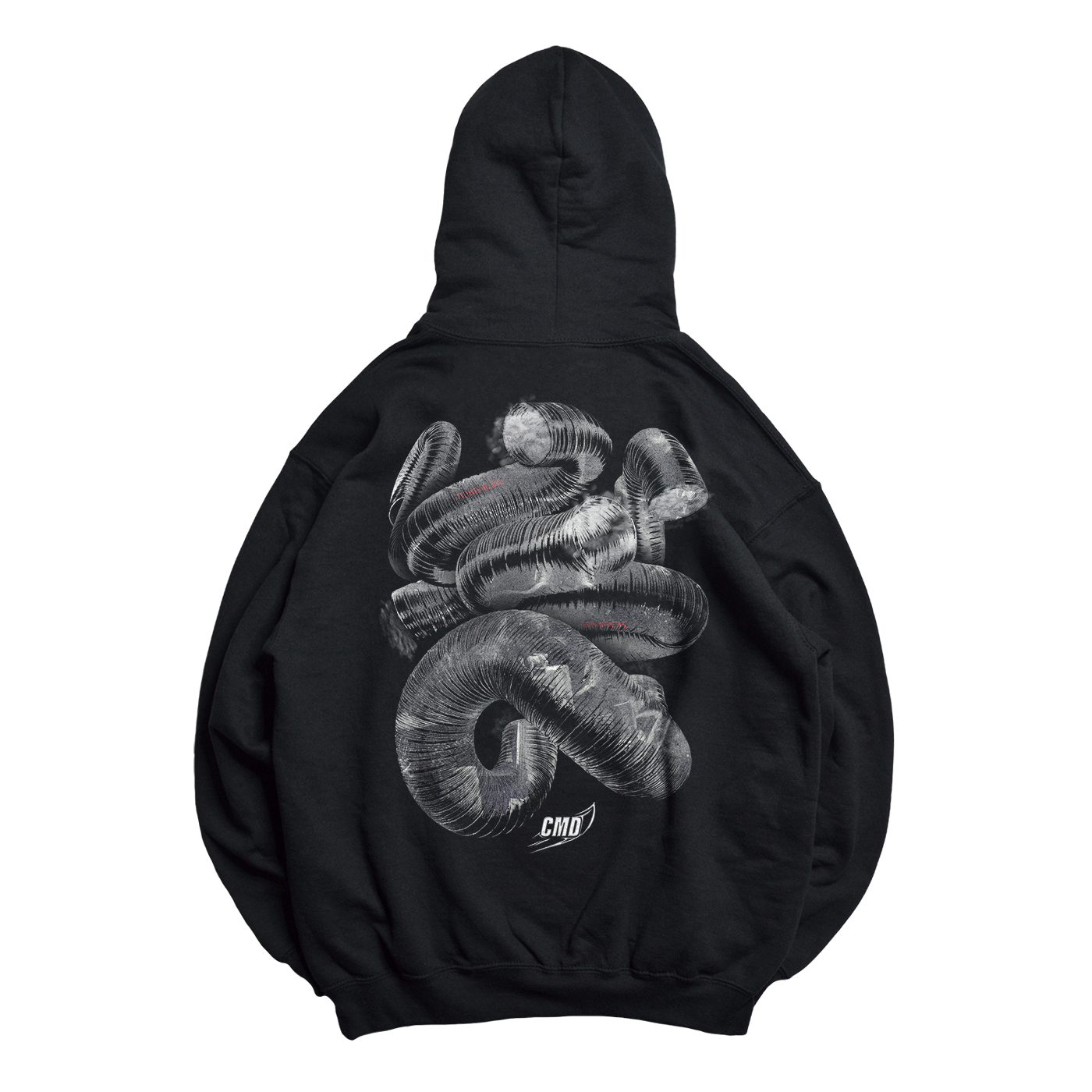 JOSHUA - BÍLEJ JAK STĚNA / MIKINA PREMIUM BLACK