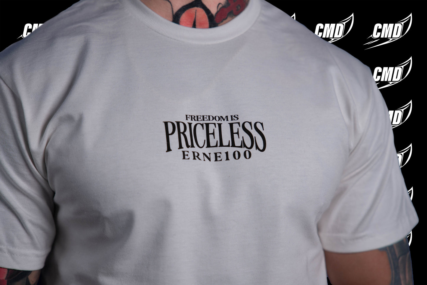 ERNE100 - FREEDOM IS PRICELESS / TRIKO - WHITE COLOUR