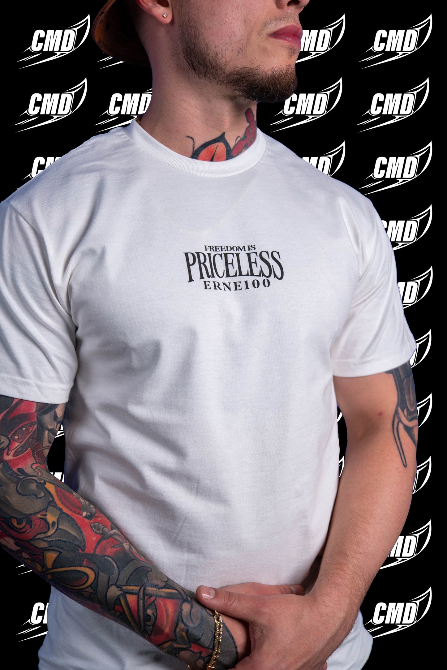ERNE100 - FREEDOM IS PRICELESS / TRIKO - WHITE COLOUR