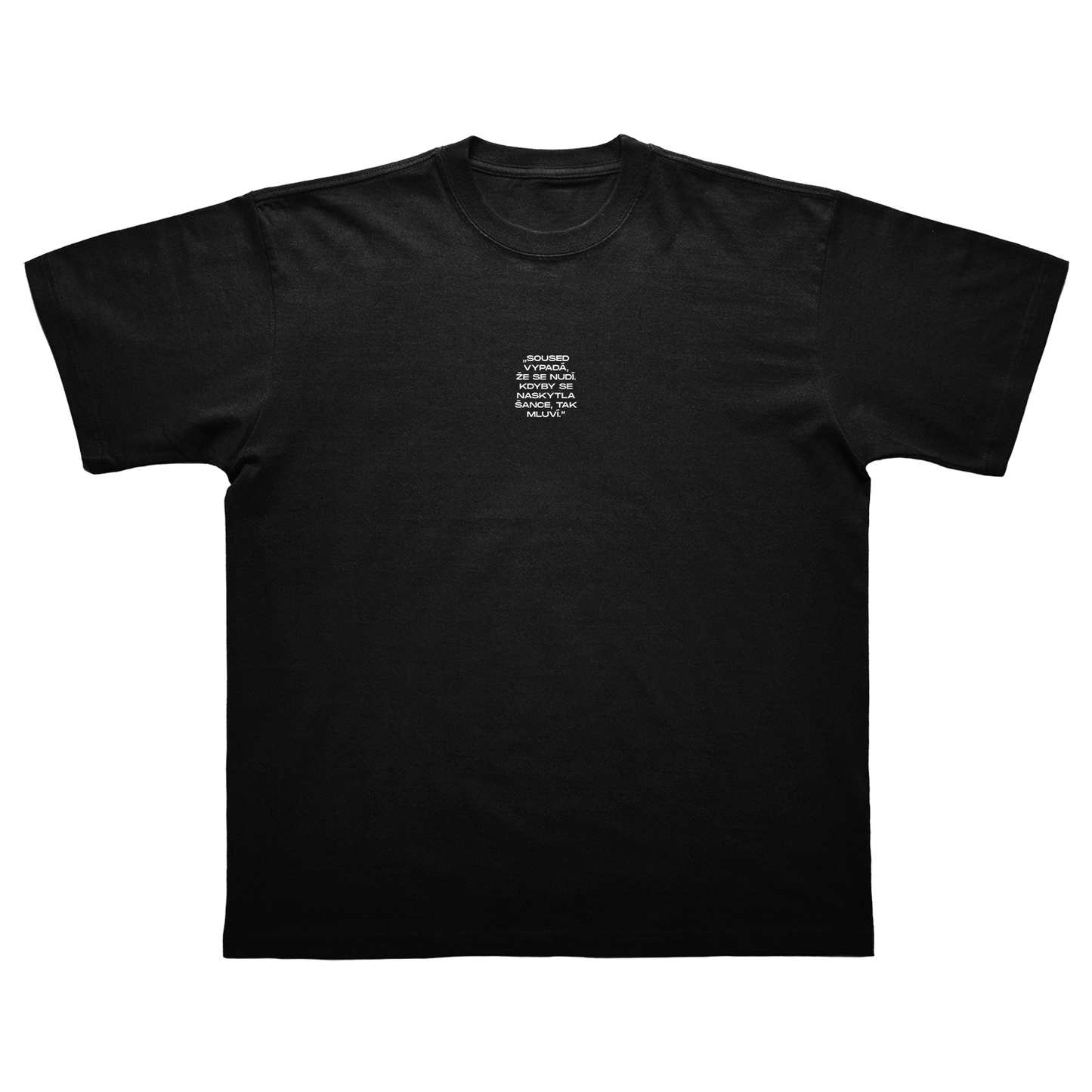 JOSHUA - BÍLEJ JAK STĚNA TRIKO / BLACK